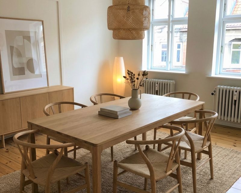 Spisestue i 3-v&aelig;relses lejlighed i Randers C