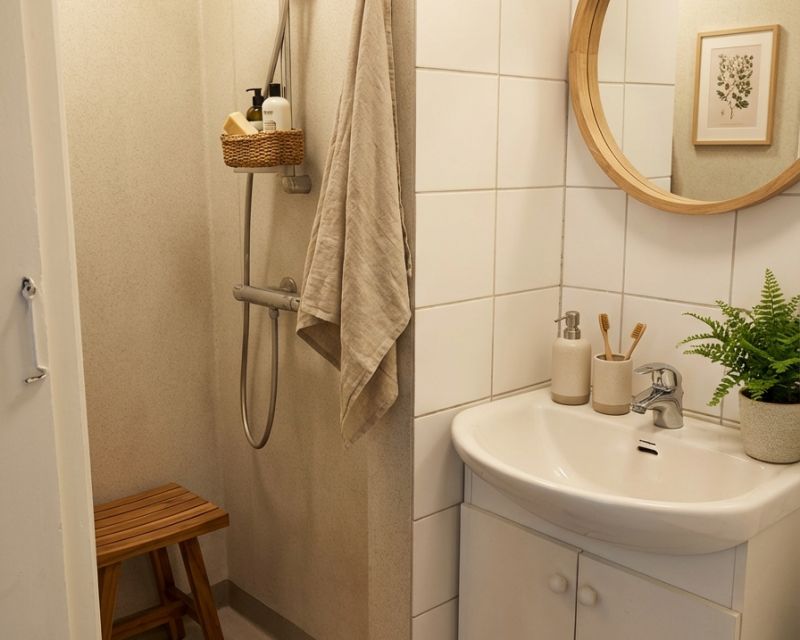 Badev&aelig;relse i 3-v&aelig;relses lejlighed i randers 